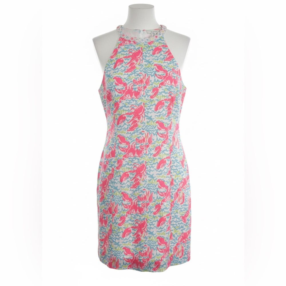 Lilly Pulitzer Pearl Shift Pop Up Lobstah Roll womens size 16 nwt - Picture 4 of 8